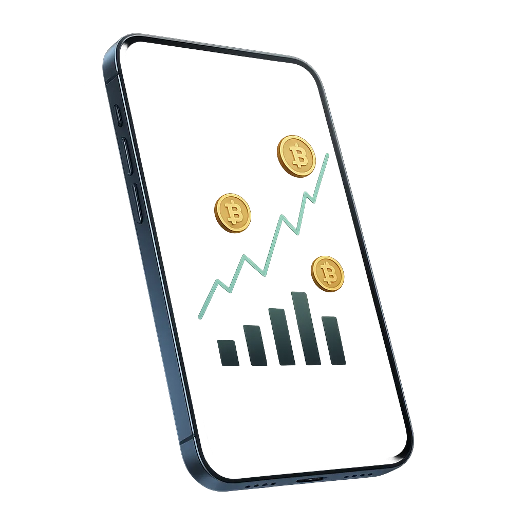 Graphic showing cryptocurrency platform innovation and technology advancement